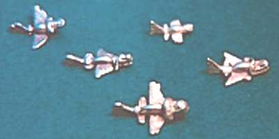  Maya Airplane Figurines 