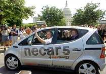 The NECAR 5 Runs on a Hydrogen Powered Fuel Cell